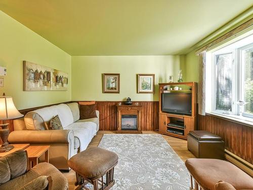 Salon - 1980 Av. É-Pilon, Sainte-Lucie-Des-Laurentides, QC - Indoor Photo Showing Living Room With Fireplace