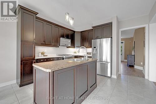 75 Wycombe Street, Whitby (Brooklin), ON - Indoor Photo Showing Kitchen With Stainless Steel Kitchen With Double Sink