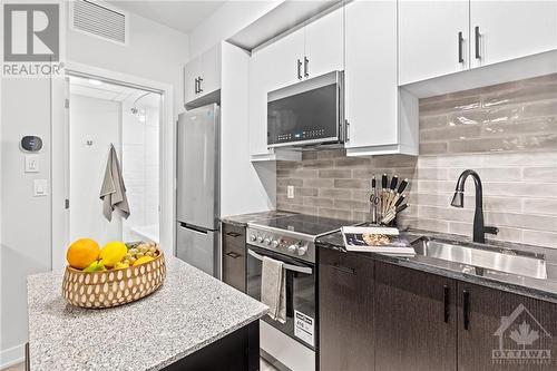 92 Hinton Avenue Unit#516, Ottawa, ON - Indoor Photo Showing Kitchen With Upgraded Kitchen