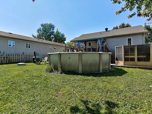 Backyard - 260 Rue Dupuis, Saint-Philippe, QC - Outdoor With Above Ground Pool With Exterior