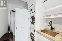 In unit stackable laundry - 