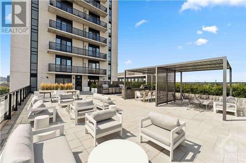 Rooftop terrace - 560 Rideau Street Unit#511, Ottawa, ON - Outdoor With Balcony