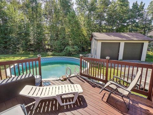 Piscine - 113  - 113A Rue Luc, Saint-Colomban, QC - Outdoor With Above Ground Pool With Exterior