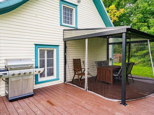 Patio - 224 1Re Avenue, Portneuf, QC - Outdoor With Deck Patio Veranda With Exterior