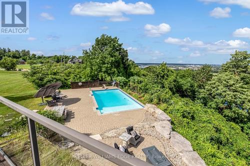 5500 Steeles Avenue W, Milton (Nelson), ON - Outdoor With In Ground Pool With View