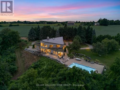 5500 Steeles Avenue W, Milton (Nelson), ON - Outdoor With In Ground Pool With View