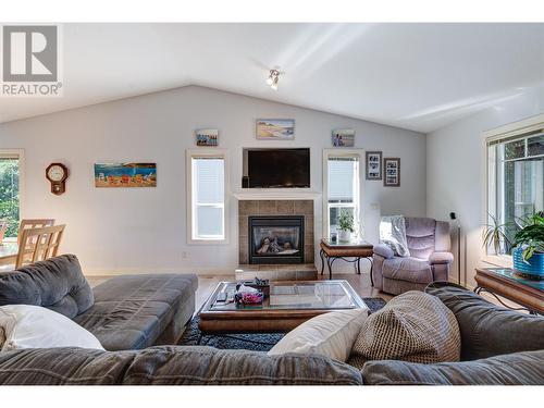 2045 Bernau Court, Lake Country, BC - Indoor Photo Showing Living Room With Fireplace