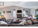 2045 Bernau Court, Lake Country, BC  - Indoor Photo Showing Living Room With Fireplace 