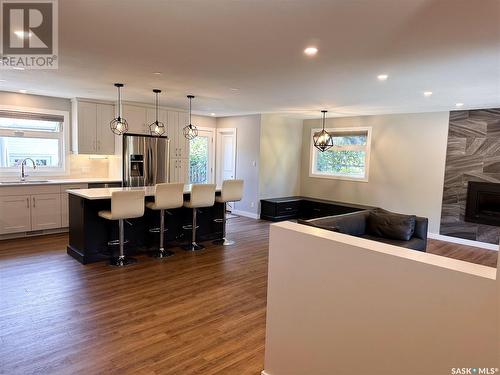 3 Hummingbird Bay, White City, SK - Indoor Photo Showing Kitchen With Upgraded Kitchen