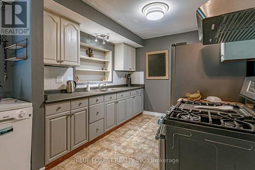 166 Oakwood Drive, Thames Centre (Dorchester), ON - Indoor Photo Showing Kitchen With Double Sink