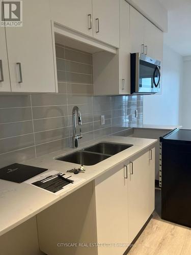 1505 - 15 Glebe Street, Cambridge, ON - Indoor Photo Showing Kitchen With Double Sink