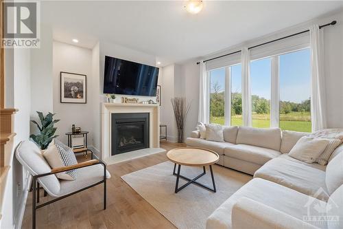 378 Lakeside Drive, Carleton Place, ON - Indoor Photo Showing Living Room With Fireplace