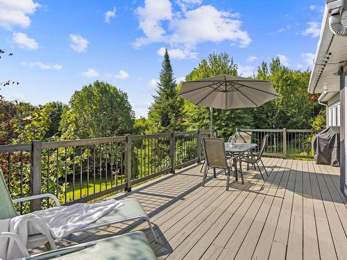 Patio - 68 Ch. Du Lac-Bertrand, Saint-Hippolyte, QC - Outdoor With Deck Patio Veranda With Exterior