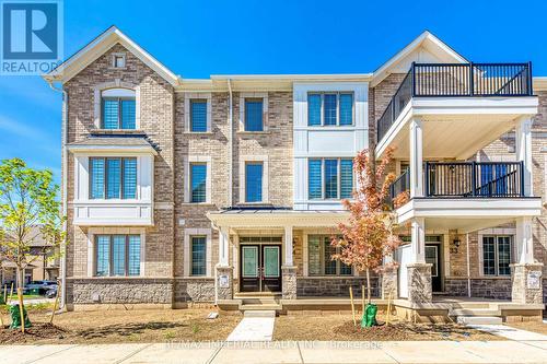 34 - 1317 Leriche Way, Milton, ON - Outdoor With Balcony With Facade