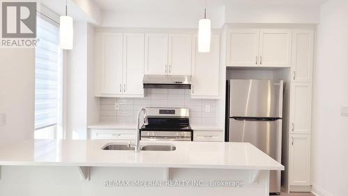 34 - 1317 Leriche Way, Milton, ON - Indoor Photo Showing Kitchen With Stainless Steel Kitchen With Double Sink With Upgraded Kitchen