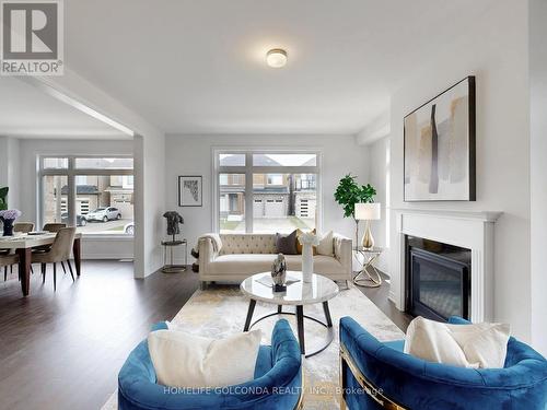 164 Busato Drive, Whitchurch-Stouffville, ON - Indoor Photo Showing Living Room With Fireplace