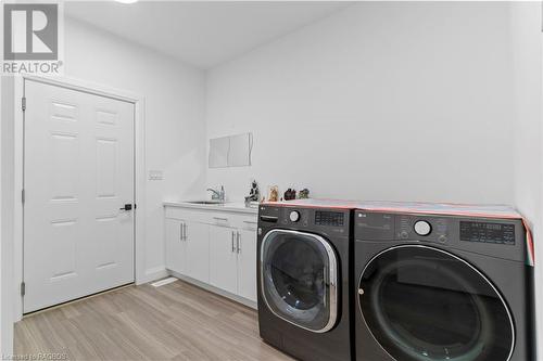 Main floor laundry - 2 Mctavish Crescent, Ripley, ON - Indoor Photo Showing Laundry Room