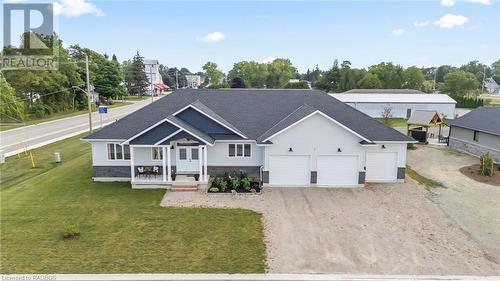 Over 2100 sq ft with 3 bay garage - 2 Mctavish Crescent, Ripley, ON - Outdoor With Facade