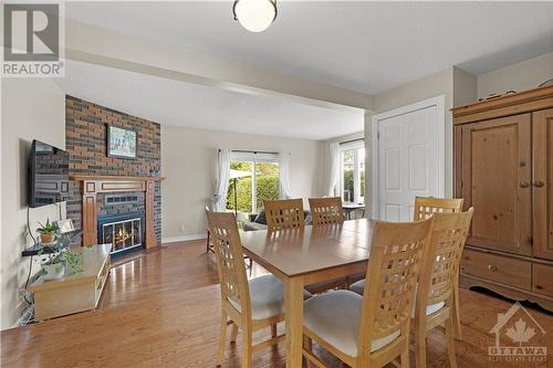 3 Grouse Avenue, Ottawa, ON - Indoor Photo Showing Dining Room With Fireplace