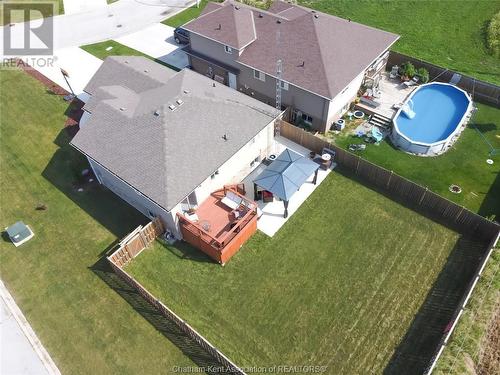 79 Blackacre Crescent, Tilbury, ON - Outdoor With Above Ground Pool With View