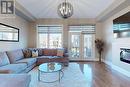 251 Thomas Cook Avenue, Vaughan, ON  - Indoor Photo Showing Living Room With Fireplace 