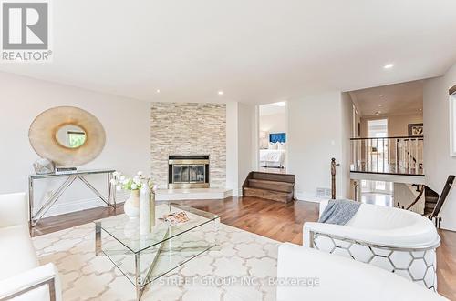 43 Conistan Road, Markham (Unionville), ON - Indoor Photo Showing Living Room With Fireplace