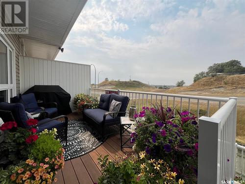 2 697 Sun Valley Drive, Estevan, SK - Outdoor With Deck Patio Veranda With Exterior