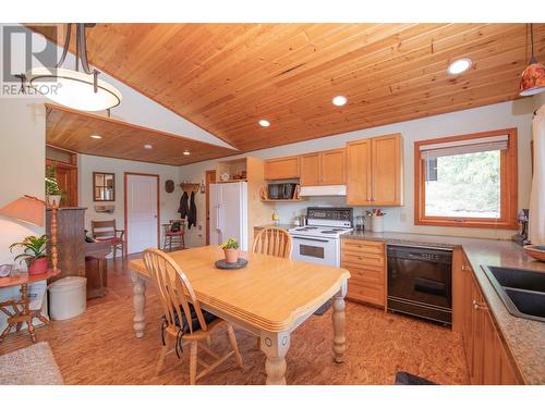 65 Pine Road, Cherryville, BC - Indoor Photo Showing Kitchen With Double Sink