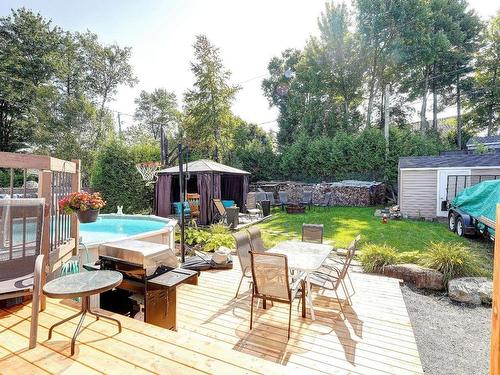 Cour - 1143 Rue De La Concorde, Saint-Jérôme, QC - Outdoor With Above Ground Pool With Backyard