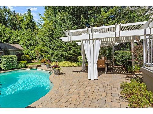 Backyard - 7 Rue De Rambouillet, Blainville, QC - Outdoor With In Ground Pool