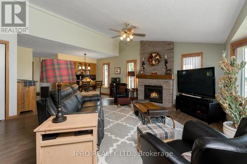 19479 Hurontario Street, Caledon, ON - Indoor Photo Showing Living Room With Fireplace