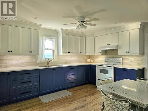 187 Front Road, Port Au Port West, NL - Indoor Photo Showing Kitchen With Double Sink