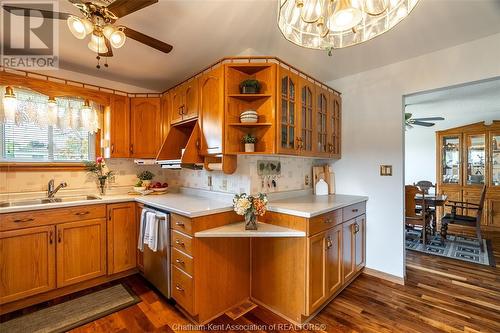 111 Michener Road, Chatham, ON - Indoor Photo Showing Kitchen With Double Sink