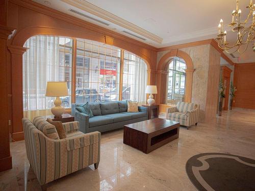 Reception area - 12D-1200 Boul. De Maisonneuve O., Montréal (Ville-Marie), QC - Indoor Photo Showing Living Room