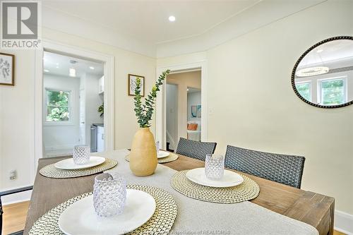 471 Rosedale Avenue, Windsor, ON - Indoor Photo Showing Dining Room