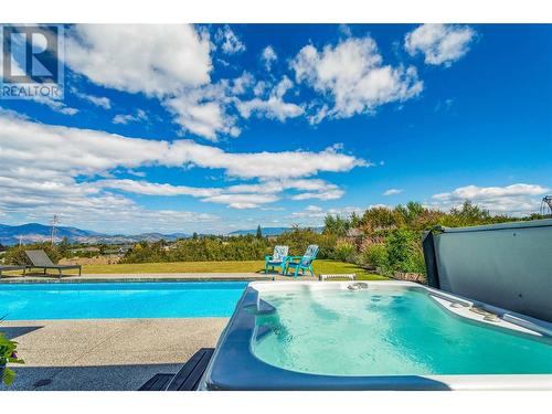 1528 Fawn Run Drive, Kelowna, BC - Outdoor With In Ground Pool With View