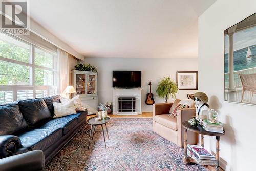 124 Ulster Drive, Oakville, ON - Indoor Photo Showing Living Room With Fireplace