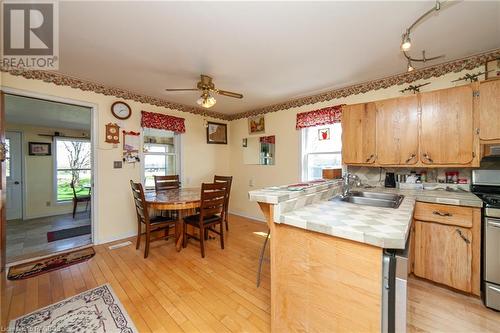 138268 Grey Road 112, Meaford (Municipality), ON - Indoor Photo Showing Kitchen With Double Sink