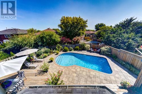 48 River Oaks Boulevard E, Oakville (River Oaks), ON - Outdoor With In Ground Pool