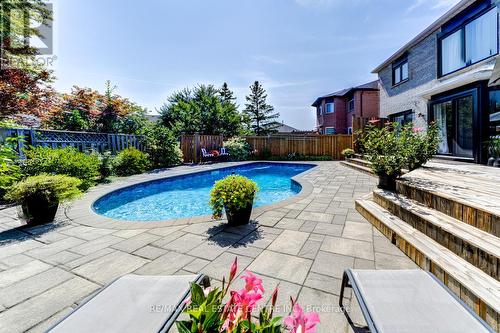 48 River Oaks Boulevard E, Oakville, ON - Outdoor With In Ground Pool With Backyard