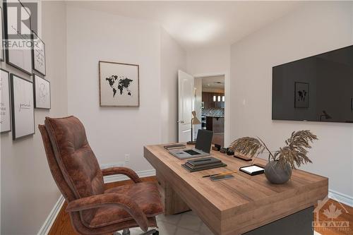 Main Floor Office 13' x 12'3" - 107 Mangrove Crescent, Ottawa, ON - Indoor Photo Showing Office