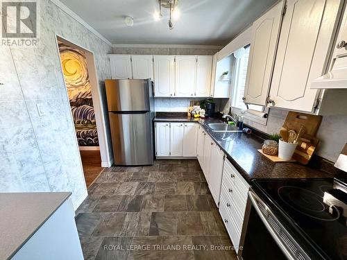 260 Hamilton Avenue, Southwest Middlesex (Glencoe), ON - Indoor Photo Showing Kitchen With Double Sink