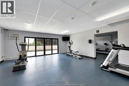 150 Park Unit# 3002, Windsor, ON - Indoor Photo Showing Gym Room