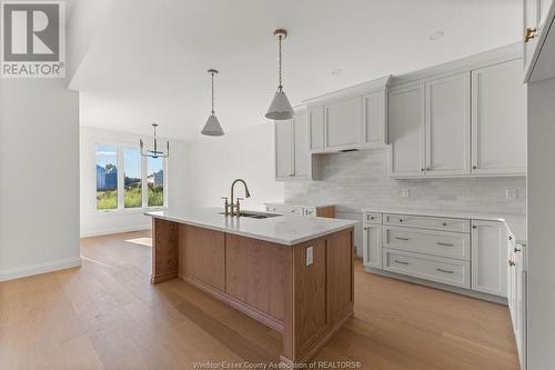 2557 Mayfair Avenue, Lasalle, ON - Indoor Photo Showing Kitchen With Double Sink