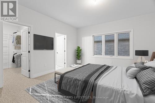 Virtually Staged - 112 Leneve Street, Lambton Shores (Forest), ON - Indoor Photo Showing Bedroom