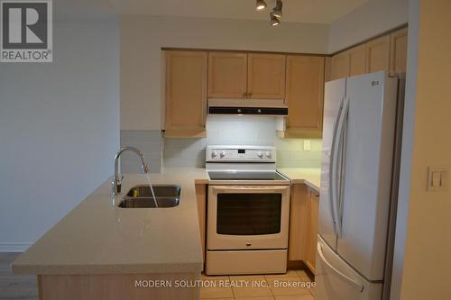 610 - 1 Rean Drive, Toronto (Bayview Village), ON - Indoor Photo Showing Kitchen With Double Sink