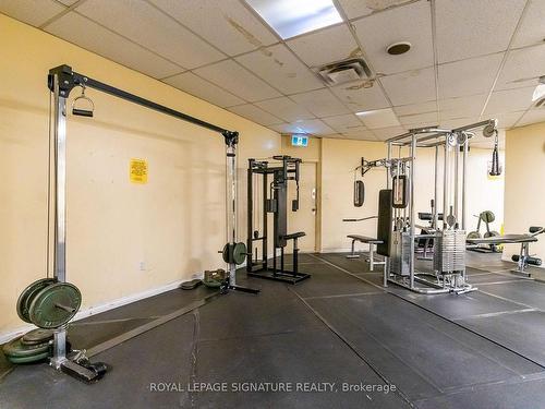 2605-380 Dixon Rd, Toronto, ON - Indoor Photo Showing Gym Room