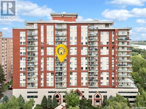 801 902 Spadina Crescent E, Saskatoon, SK - Outdoor With Balcony With Facade