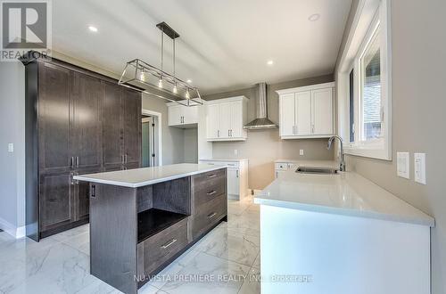 51 Basil Crescent, Middlesex Centre (Ilderton), ON - Indoor Photo Showing Kitchen With Double Sink