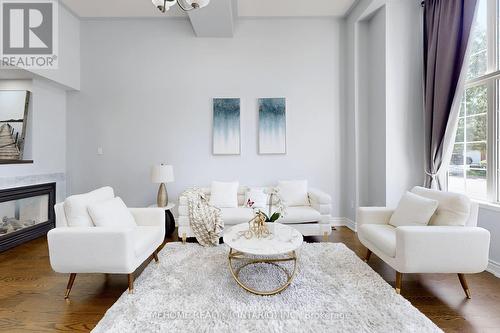 235 Shirley Drive, Richmond Hill, ON - Indoor Photo Showing Living Room With Fireplace